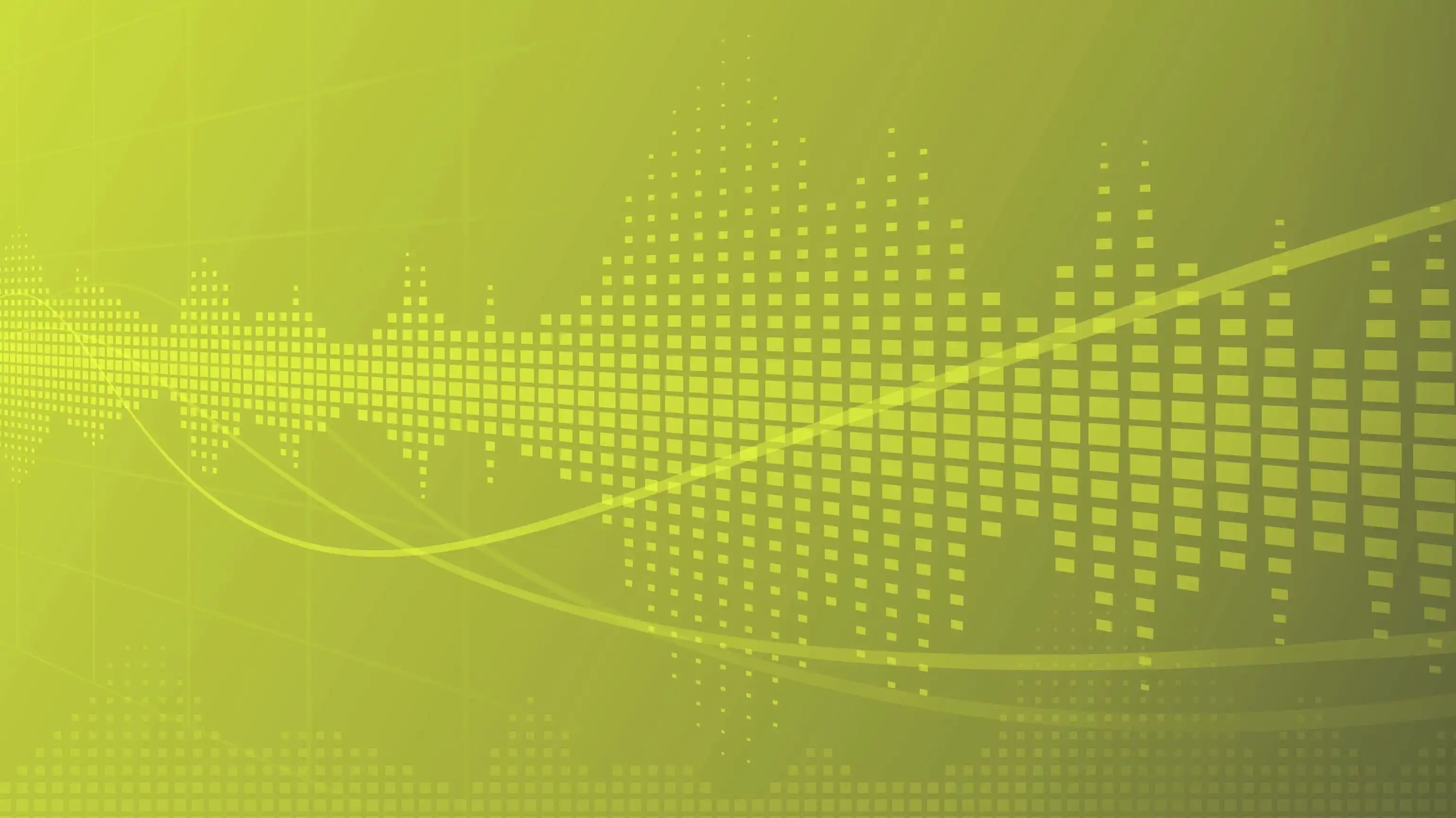 Ein grünes Bild mit verschiedenen Pixeln wird gezeigt