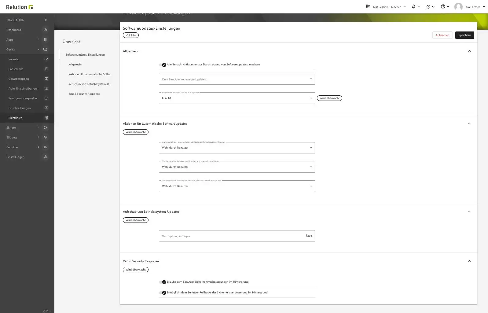 Sobald ein TeamViewer-Account auf globaler/Meta-Ebene hinterlegt ist, gilt diese Konfiguration automatisch auch für neu angelegte Unterorganisationen
